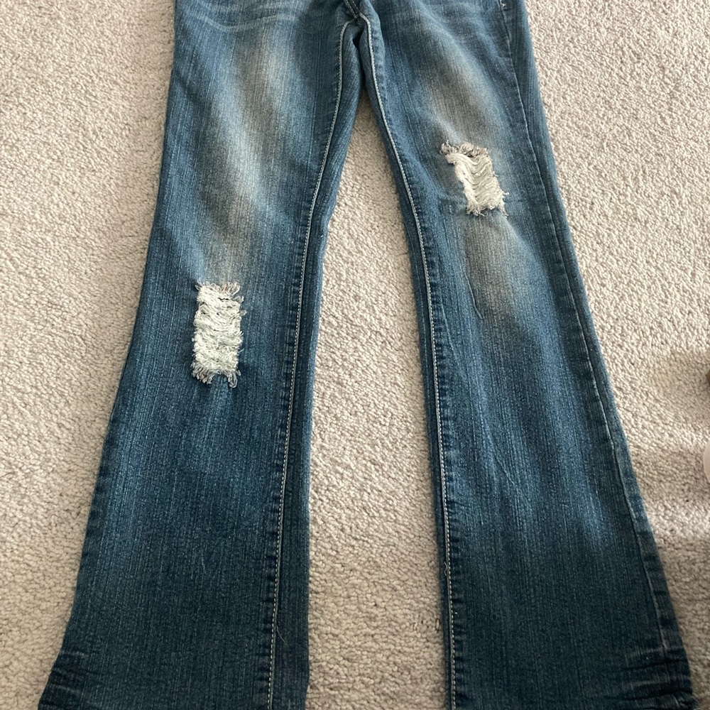 THRILL Distressed Skinny Jeans - Picture 3 of 15
